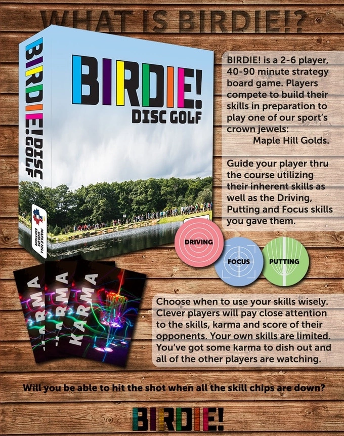 BIRDIE DISC GOLF BOARD GAME 3 BIRDIE DISC GOLF BOARD GAME - Image 3