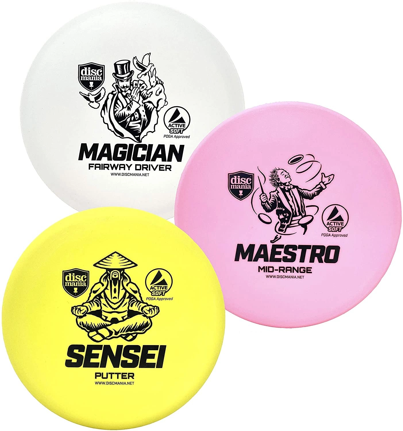 DISCMANIA ACTIVE LINE SOFT STARTER SET - DISC GOLF 2 DISCMANIA ACTIVE LINE SOFT STARTER SET - DISC GOLF - Image 2