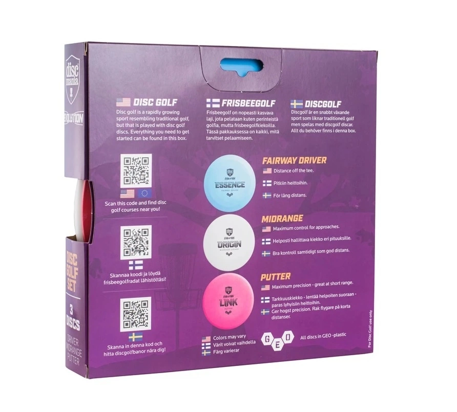 DISCMANIA GEO LINE EVOLUTION STARTER SET - DISC GOLF 2 DISCMANIA GEO LINE EVOLUTION STARTER SET - DISC GOLF - Image 2
