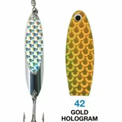 DEADLY DICK 1/2 OZ GOLD HOLOGRAM LURE