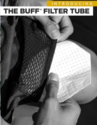 BUFF FILTER TUBE WITH 5 FILTERS ADULT 2 BUFF FILTER TUBE WITH 5 FILTERS ADULT - Image 2