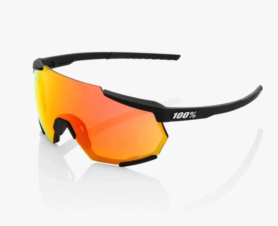 100% Racetrap Sunglasses, Soft Tact Black frame - HiPER Red Multilayer Mirror Lens 2 100% Racetrap Sunglasses, Soft Tact Black frame - HiPER Red Multilayer Mirror Lens - Image 2