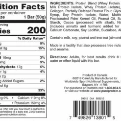 PURE PROTEIN BAR 50G 10 PURE PROTEIN BAR 50G -Sportwheels Outlet Store image 11641