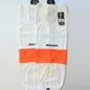 BAUER 900 SERIES HOCKEY SOCK SR L/XL - WHITE / ORG STRIPE