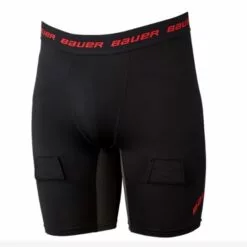 BAUER S19 ESSENTIAL COMPRESSION JOCK SHORT SR