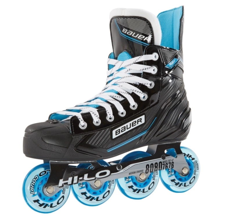 BAUER RSX ROLLER BLADES JUNIOR 1 BAUER RSX ROLLER BLADES JUNIOR