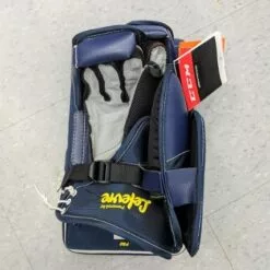 CCM GB EXTREME FLEX PRO 4 SENIOR BLOCKER WHT/NVY/YLW -Sportwheels Outlet Store image 3092