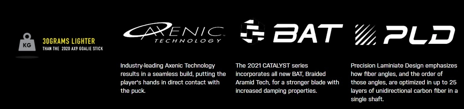 2021 TRUE GSTK CATALYST 9X INTR GOALIE STICK 9 2021 TRUE GSTK CATALYST 9X INTR GOALIE STICK - Image 9