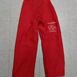 Mosspro Belted Ringette Pants - Red - Youth