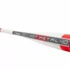 2021 MIZUNO B21-HOT METAL - YOUTH USSSA BASEBALL BAT (-10) WHITE-RED 28"