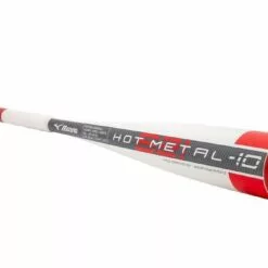 2021 MIZUNO B21-HOT METAL - YOUTH USSSA BASEBALL BAT (-10) WHITE-RED 28"