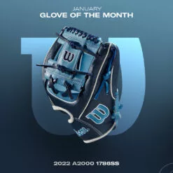 Wilson A2000 11.5″ 1786 Pattern GOTM January 2022 Sky Blue / Navy RHT -Sportwheels Outlet Store image 4496