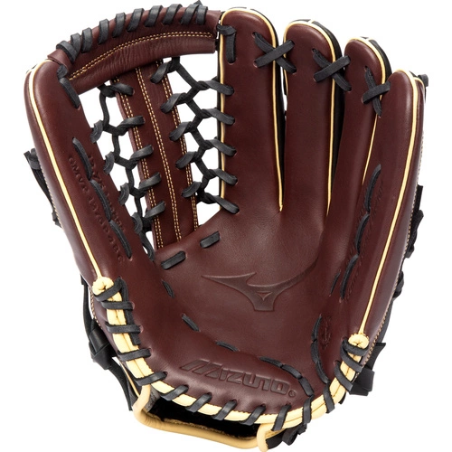 2022 MIZUNO BALL GLOVE GMVP1275P4BC MVP PRIME 12.75" BLK-CHR 3 2022 MIZUNO BALL GLOVE GMVP1275P4BC MVP PRIME 12.75" BLK-CHR - Image 3