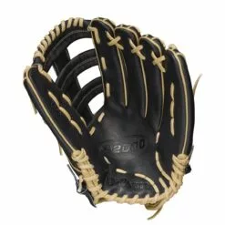 2021 Wilson A2000 1800 12.75" SuperSkin Outfield Baseball Glove Black/Black/Blonde -Sportwheels Outlet Store image 4642