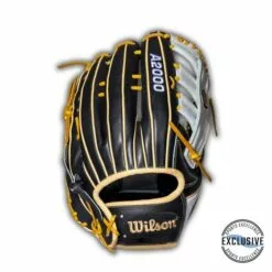 2021 Wilson A2000 SP13 13" Outfield Slow Pitch Glove Black-White/Blond