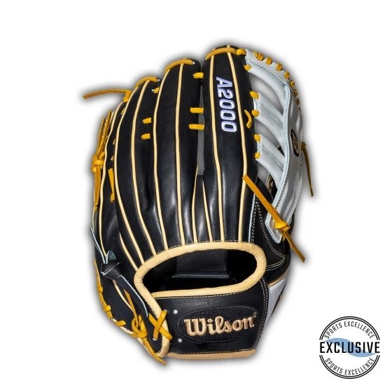 2021 Wilson A2000 SP13 13" Outfield Slow Pitch Glove Black-White/Blond 1 2021 Wilson A2000 SP13 13" Outfield Slow Pitch Glove Black-White/Blond