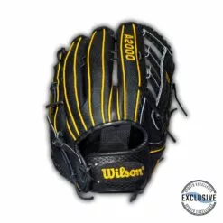 2021 Wilson A2000 SP13 13" SuperSkin Outfield Slow Pitch Glove Black/Gold