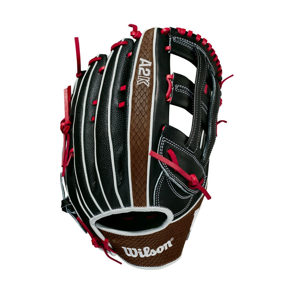 2021 WILSON A2K 1799 12.75 BLACK-SADDIE TAN BALL GLOVE 2 2021 WILSON A2K 1799 12.75 BLACK-SADDIE TAN BALL GLOVE - Image 2