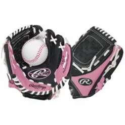 RAWLINGS PLAYERS T-BALL GLOVE PL91 9" LHT - PINK/BLACK 5 RAWLINGS PLAYERS T-BALL GLOVE PL91 9" LHT - PINK/BLACK -Sportwheels Outlet Store image 4705