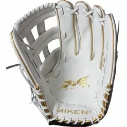 MIKEN GOLD LIMITED EDITION SLOWPITCH GLOVES -Sportwheels Outlet Store image 4840