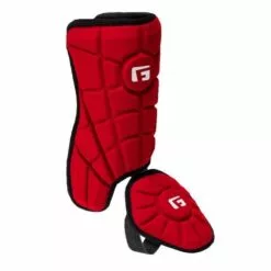 G-FORM PRO BATTERS LEG GUARD RED LEFT HAND BATTER