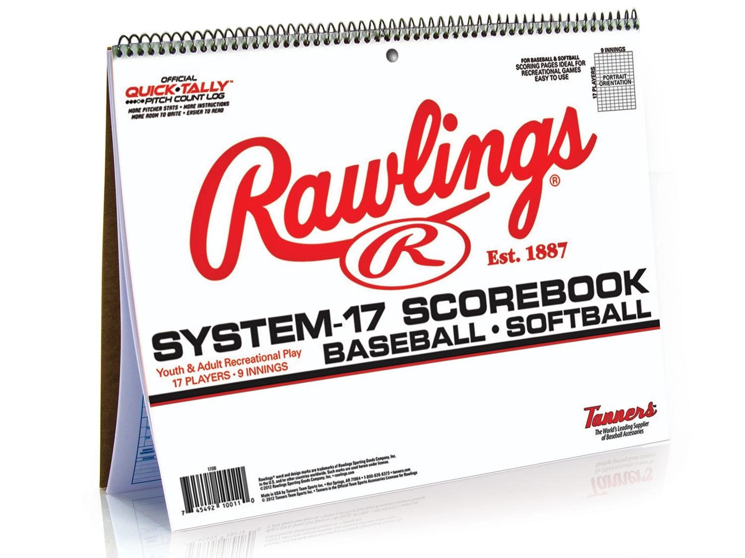RAWLINGS PRO MODEL SCOREBOOK 17SB 1 RAWLINGS PRO MODEL SCOREBOOK 17SB