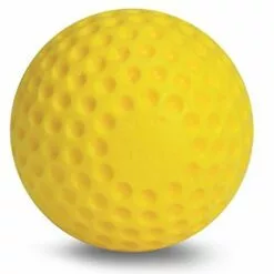 DIMPLED PITCHING MACHINE BALLS 9" PMY9 SOLD BY THE DOZEN ONLY