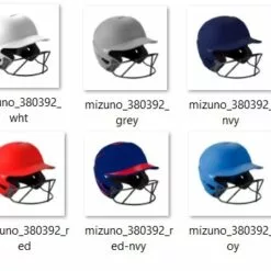 MIZUNO F6 FASTPITCH HELMET WITH MASK -Sportwheels Outlet Store image 5693