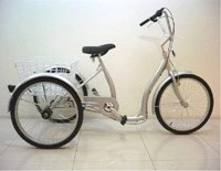 Genesis 24" Low Step Tricycle: 6-Speed Freewheel