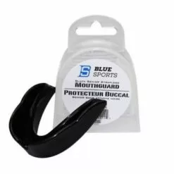 BLUE SPORTS STRAPLESS MOUTHGUARD ADULT BLACK