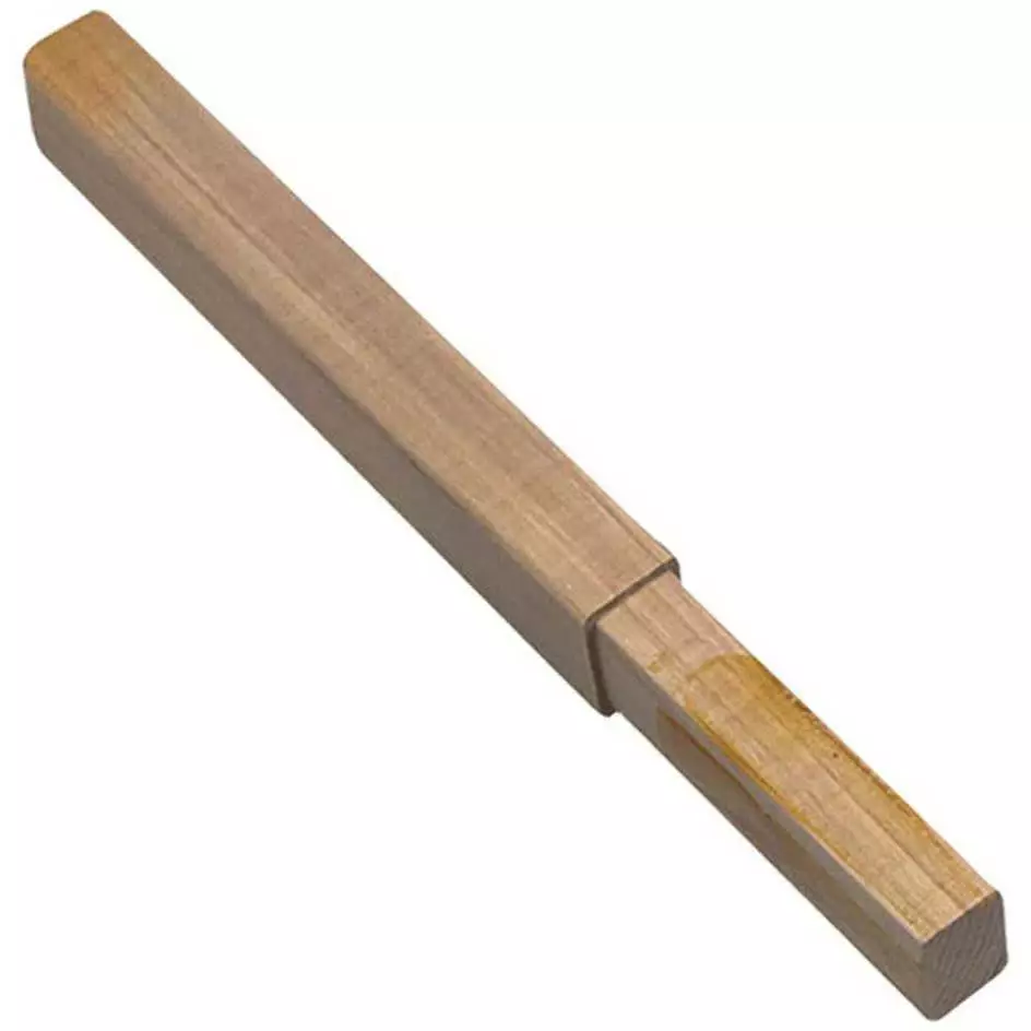 Butt end - Wood Junior STRAIGHT Stick Extension 1 Butt end - Wood Junior STRAIGHT Stick Extension