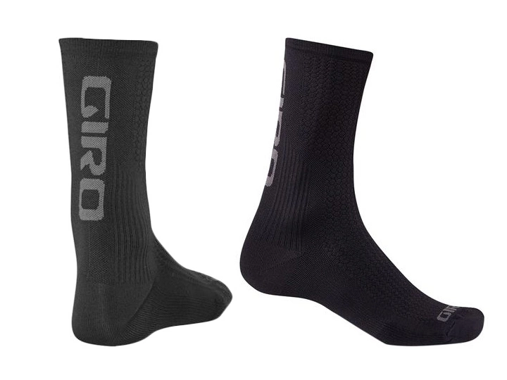 Giro HRC Team Socks - Black/Dark Shadow - Size M 1 Giro HRC Team Socks - Black/Dark Shadow - Size M
