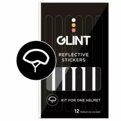 GLINT Reflective, Helmet Stickers, Black, Set -Sportwheels Outlet Store image 7453