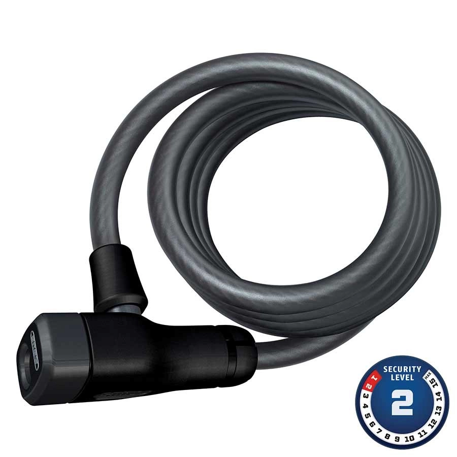 Abus, Star 4508K, Cable lock, Key, 8mm, 150cm, Black 1 Abus, Star 4508K, Cable lock, Key, 8mm, 150cm, Black