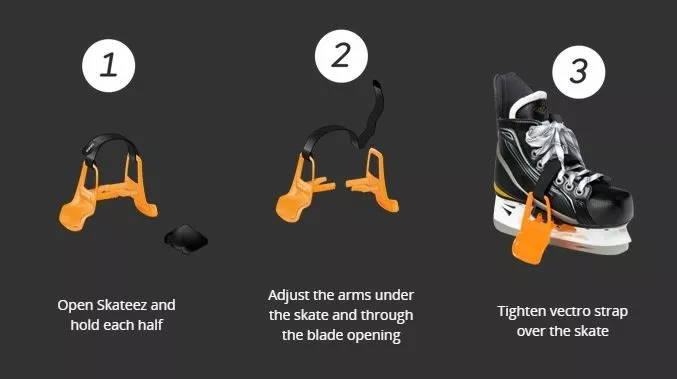 SKATEEZ SKATING AID YOUTH ORANGE 8 SKATEEZ SKATING AID YOUTH ORANGE - Image 8