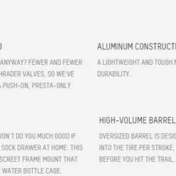 BLACKBURN AIRSTICK 2 STAGE SILVER PUMP 11 BLACKBURN AIRSTICK 2 STAGE SILVER PUMP -Sportwheels Outlet Store image 8190