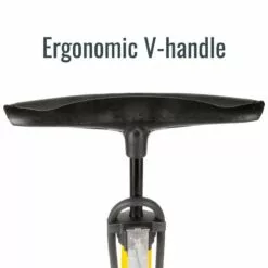 Evo, AirPress Sport, Floor Pump, Double head, 160psi, Yellow -Sportwheels Outlet Store image 8259