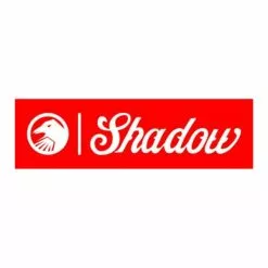 Shadow Conspiracy Sticker - 6" x 1.5" - Red/Wht