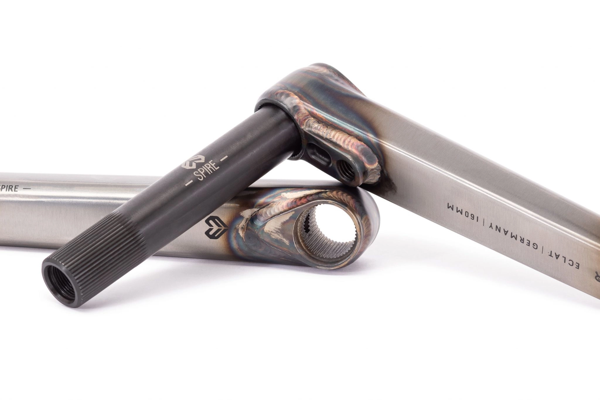 ECLAT SPIRE 2PC CRANKS 22MM 170MM RAW 3 ECLAT SPIRE 2PC CRANKS 22MM 170MM RAW - Image 3