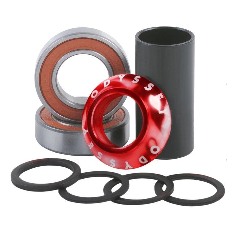 Odyssey Mid BB - bottom bracket 19mm - Ano Red 1 Odyssey Mid BB - bottom bracket 19mm - Ano Red