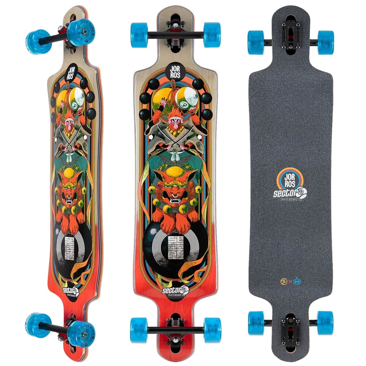 Sector 9 Complete Longboard - Monkey King Paradisio (40.5x9.75) 1 Sector 9 Complete Longboard - Monkey King Paradisio (40.5x9.75)