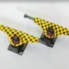 Cargo Trucks - 5" - set/2 - Blk/Yel Checkered