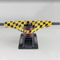 Cargo Trucks - 5" - set/2 - Blk/Yel Checkered -Sportwheels Outlet Store image 9418