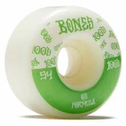 Bones PP Wheels - set of 4 - Bones logo - 100's V4 Wides 54