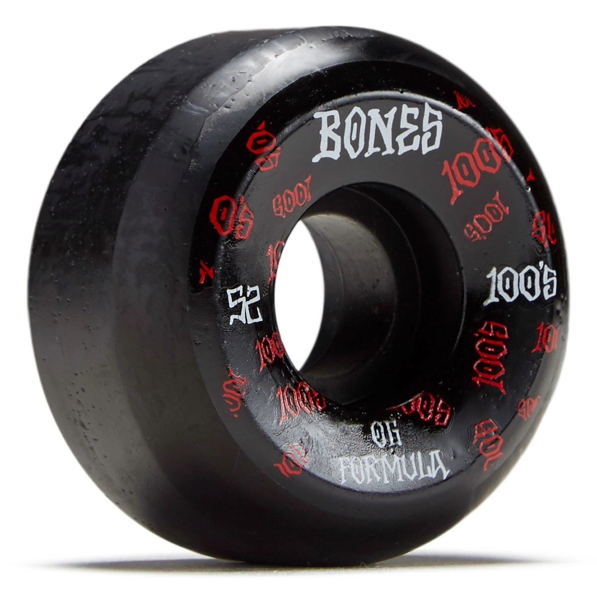 Bones PP Wheels - set of 4 Black - Bones Logo - V5 100's Side Cuts 52 1 Bones PP Wheels - set of 4 Black - Bones Logo - V5 100's Side Cuts 52