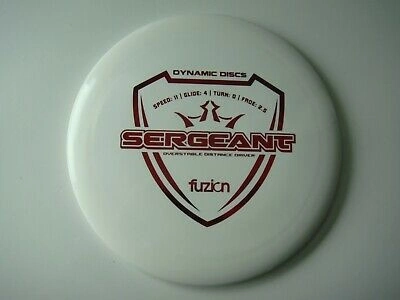 DYNAMIC DISCS FUZION DISC GOLF SERGEANT OVERSTABLE DISTANCE DRIVER WHITE 1 DYNAMIC DISCS FUZION DISC GOLF SERGEANT OVERSTABLE DISTANCE DRIVER WHITE