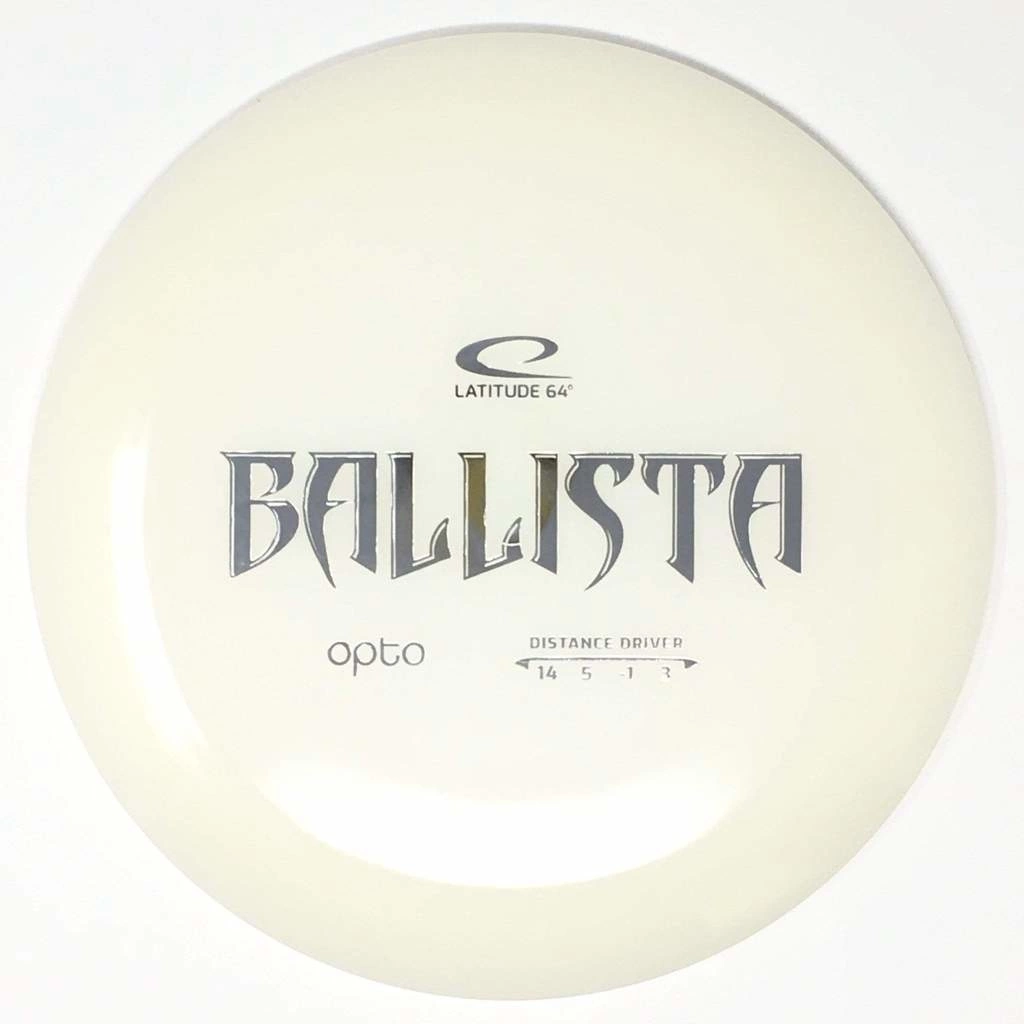 LATITUDE 64 OPTO LINE DISC GOLF BALLISTA DISTANCE DRIVER WHITE 1 LATITUDE 64 OPTO LINE DISC GOLF BALLISTA DISTANCE DRIVER WHITE