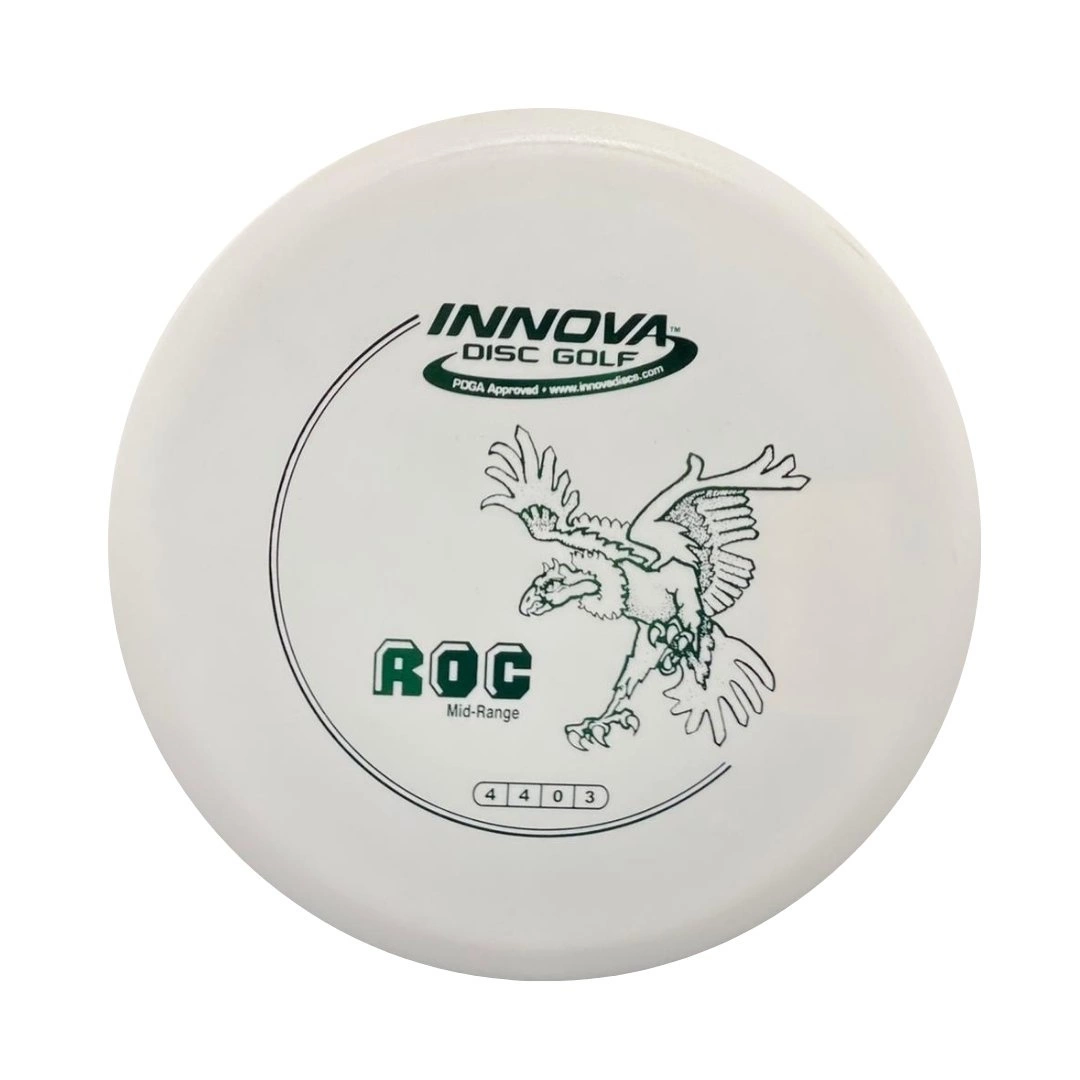 INNOVA DISC GOLF DX ROC MID-RANGE WHITE 1 INNOVA DISC GOLF DX ROC MID-RANGE WHITE