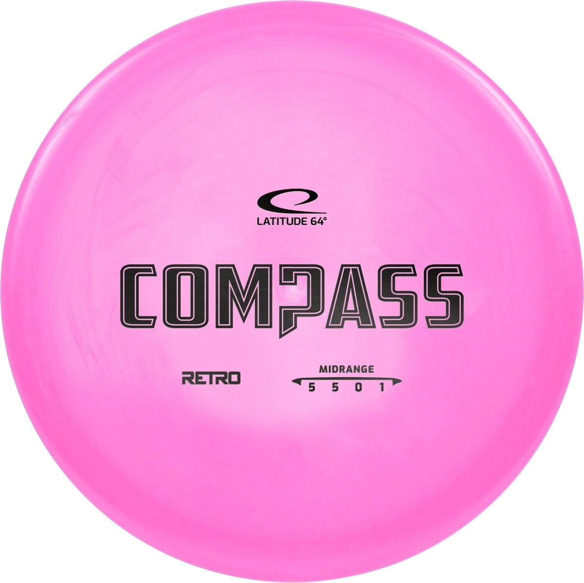 LATITUDE 64 RETRO LINE DISC GOLF COMPASS MID RANGE PINK 1 LATITUDE 64 RETRO LINE DISC GOLF COMPASS MID RANGE PINK